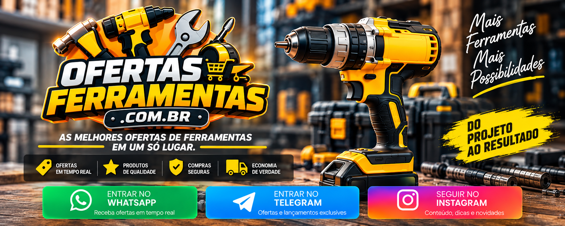 OfertasFerramentas — As melhores ofertas de ferramentas em um só lugar